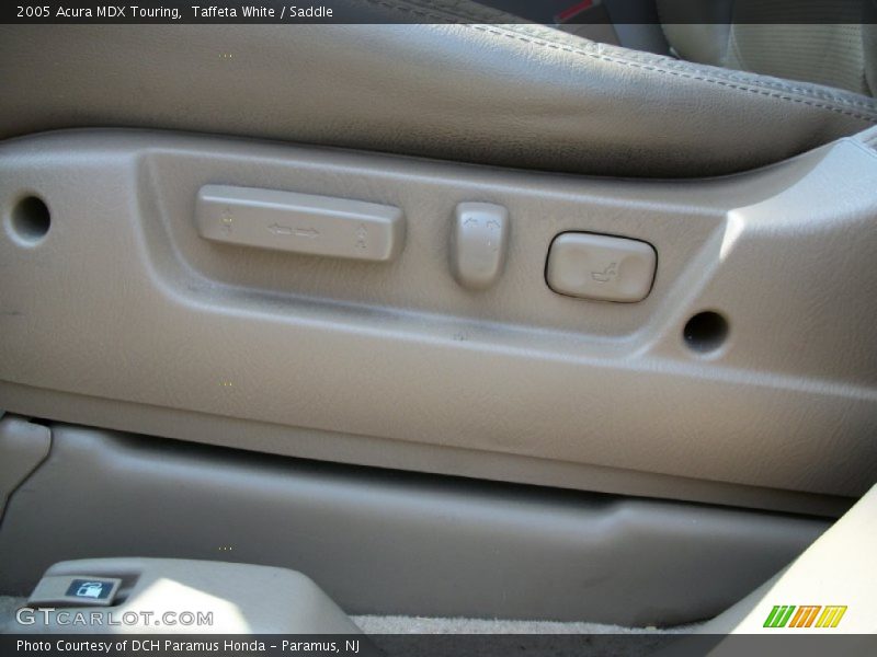 Taffeta White / Saddle 2005 Acura MDX Touring