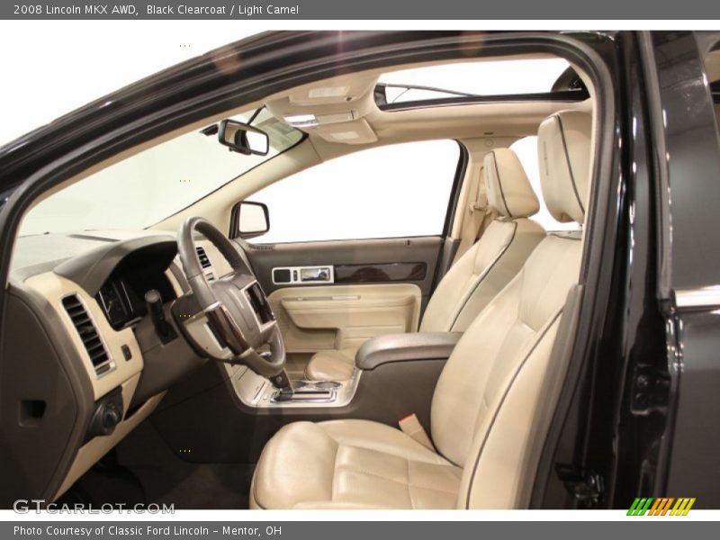 Black Clearcoat / Light Camel 2008 Lincoln MKX AWD