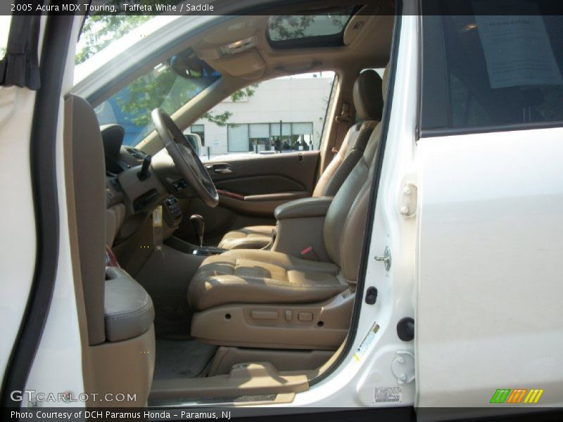 Taffeta White / Saddle 2005 Acura MDX Touring