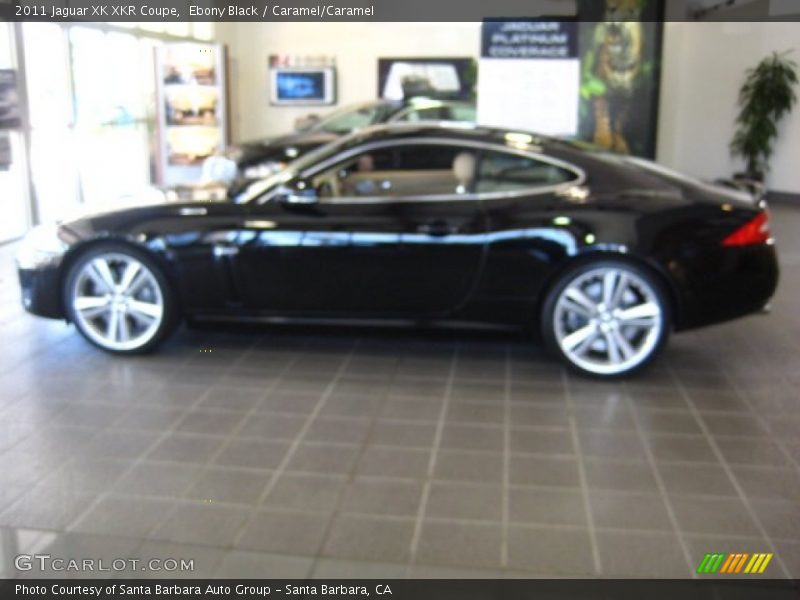 Ebony Black / Caramel/Caramel 2011 Jaguar XK XKR Coupe