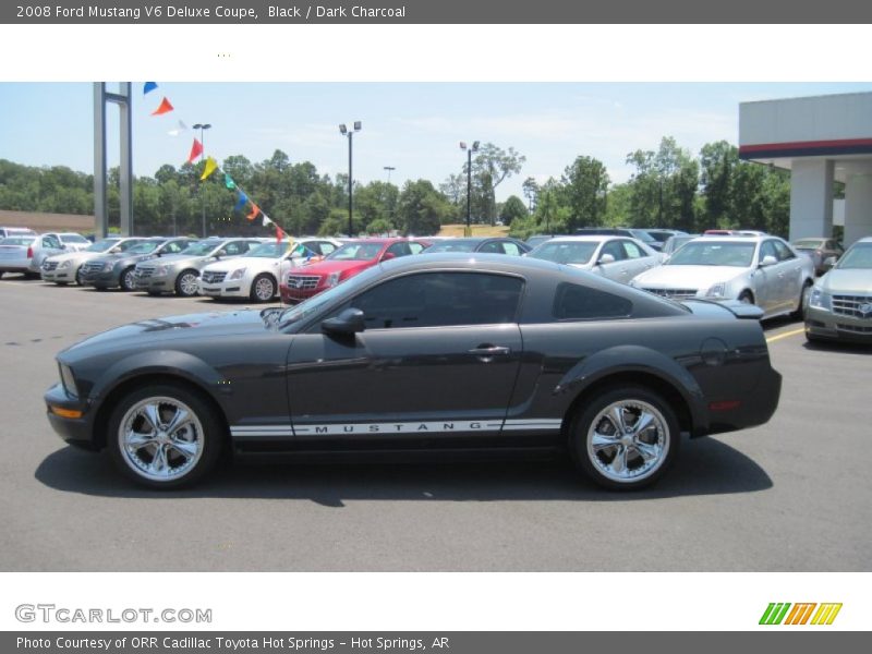 Black / Dark Charcoal 2008 Ford Mustang V6 Deluxe Coupe