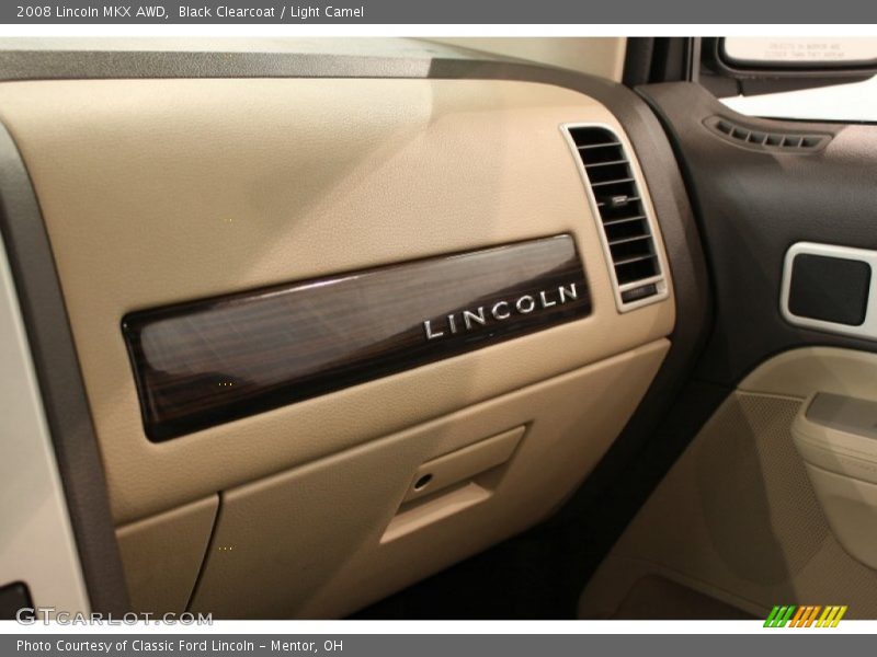 Black Clearcoat / Light Camel 2008 Lincoln MKX AWD