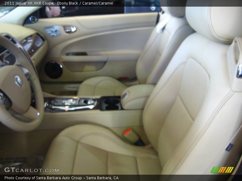 Ebony Black / Caramel/Caramel 2011 Jaguar XK XKR Coupe