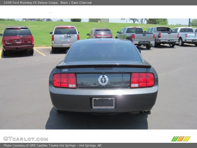 Black / Dark Charcoal 2008 Ford Mustang V6 Deluxe Coupe