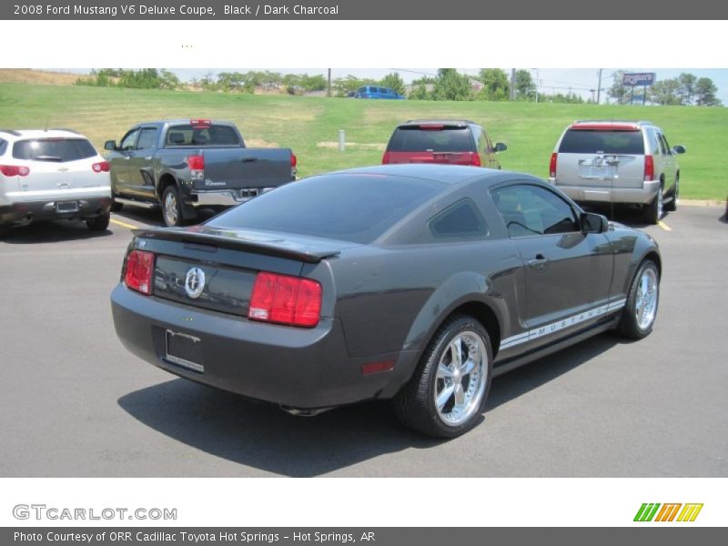 Black / Dark Charcoal 2008 Ford Mustang V6 Deluxe Coupe