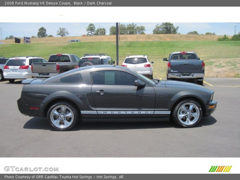 Black / Dark Charcoal 2008 Ford Mustang V6 Deluxe Coupe