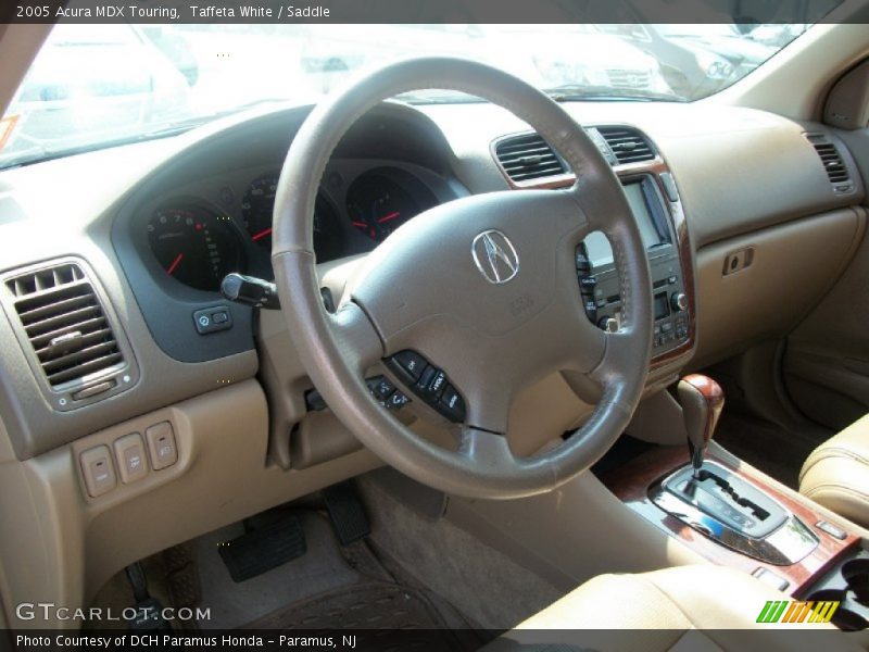 Taffeta White / Saddle 2005 Acura MDX Touring