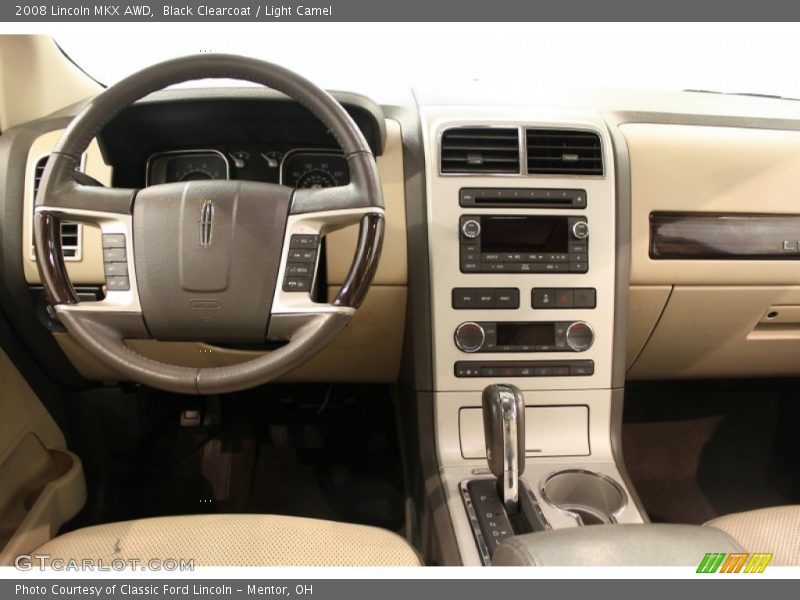 Black Clearcoat / Light Camel 2008 Lincoln MKX AWD