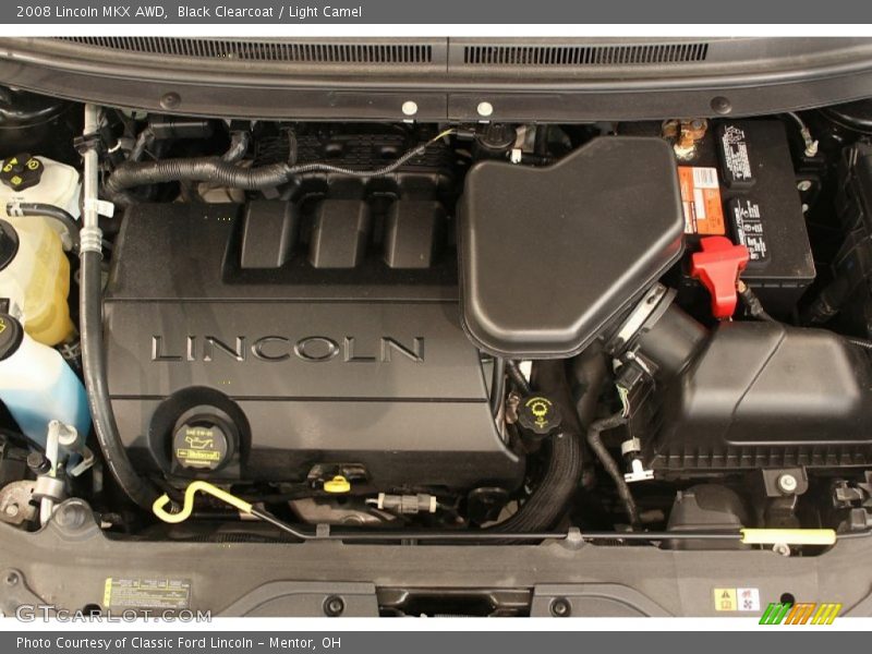 Black Clearcoat / Light Camel 2008 Lincoln MKX AWD