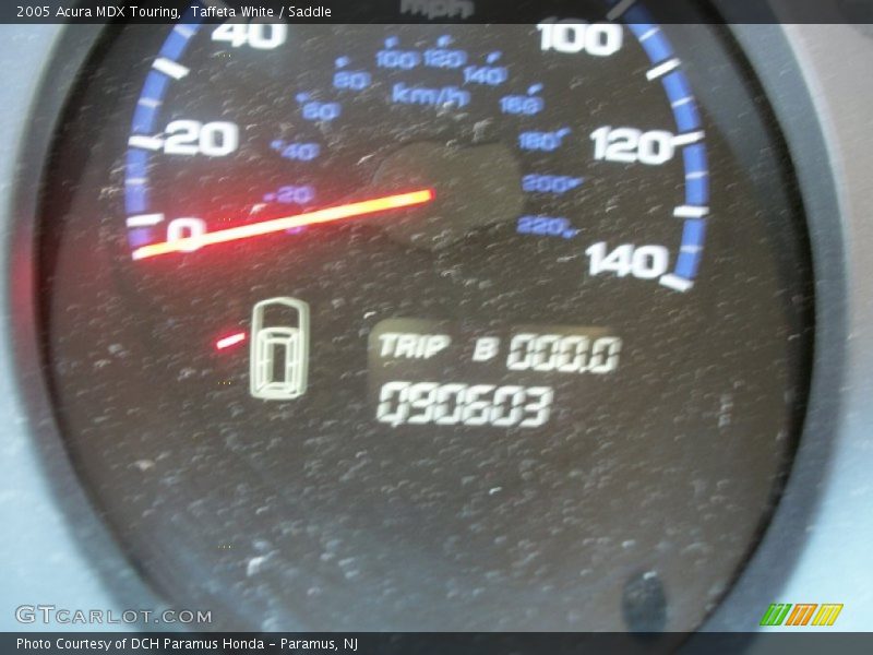Taffeta White / Saddle 2005 Acura MDX Touring