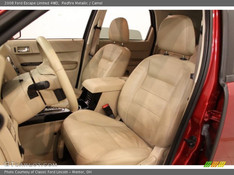 Redfire Metallic / Camel 2008 Ford Escape Limited 4WD