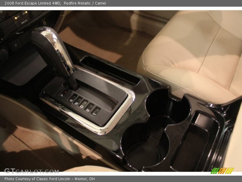 Redfire Metallic / Camel 2008 Ford Escape Limited 4WD