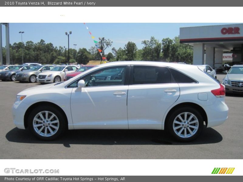 Blizzard White Pearl / Ivory 2010 Toyota Venza I4