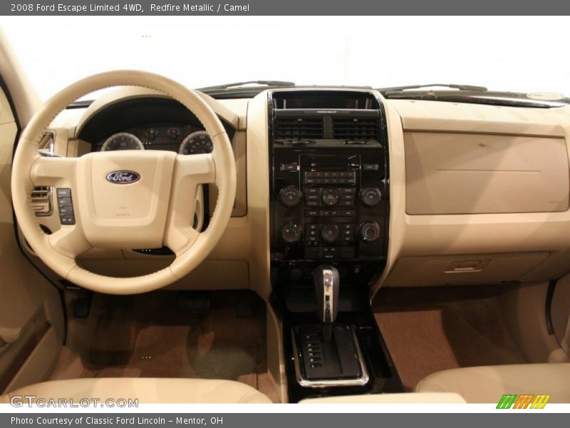 Redfire Metallic / Camel 2008 Ford Escape Limited 4WD