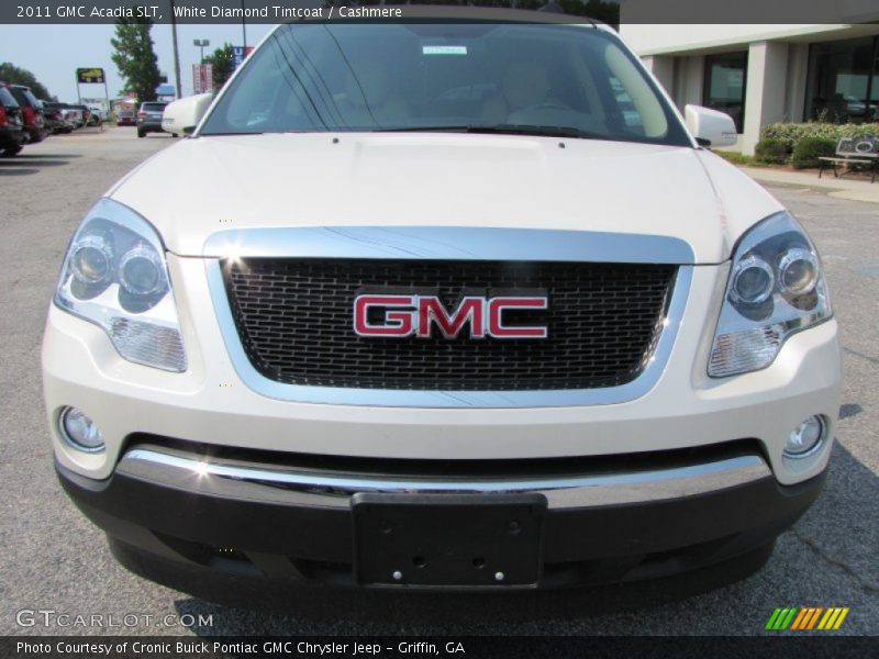 White Diamond Tintcoat / Cashmere 2011 GMC Acadia SLT
