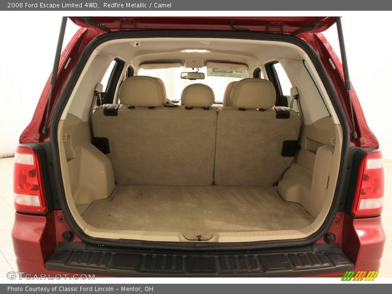 Redfire Metallic / Camel 2008 Ford Escape Limited 4WD