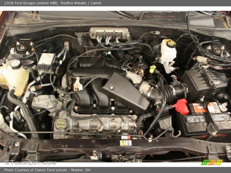 Redfire Metallic / Camel 2008 Ford Escape Limited 4WD