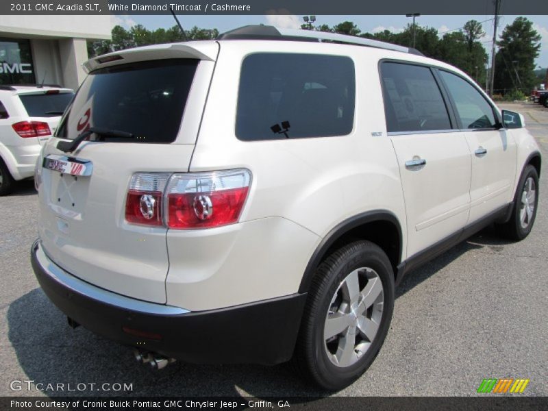 White Diamond Tintcoat / Cashmere 2011 GMC Acadia SLT