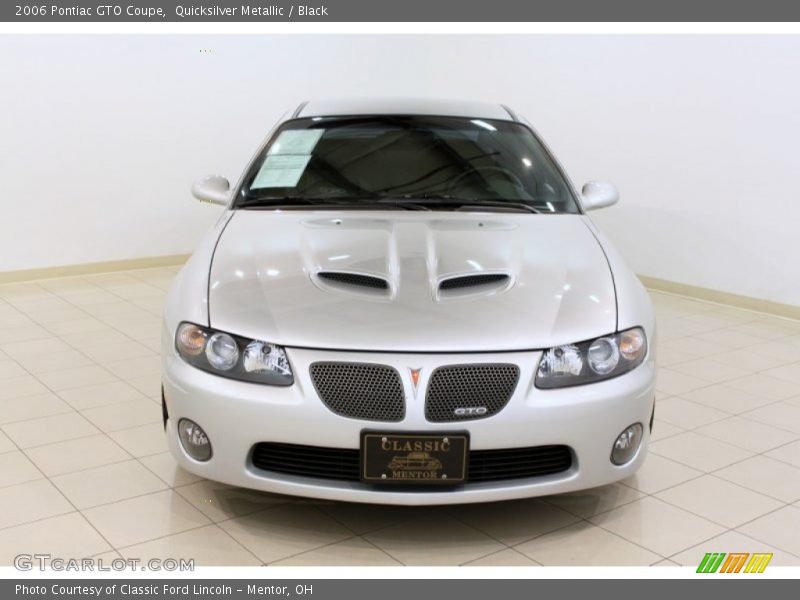 Quicksilver Metallic / Black 2006 Pontiac GTO Coupe