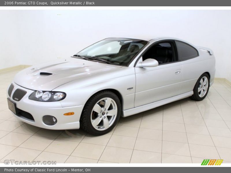 Quicksilver Metallic / Black 2006 Pontiac GTO Coupe