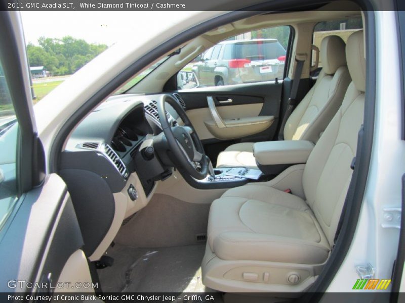 White Diamond Tintcoat / Cashmere 2011 GMC Acadia SLT