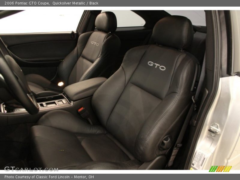 Quicksilver Metallic / Black 2006 Pontiac GTO Coupe