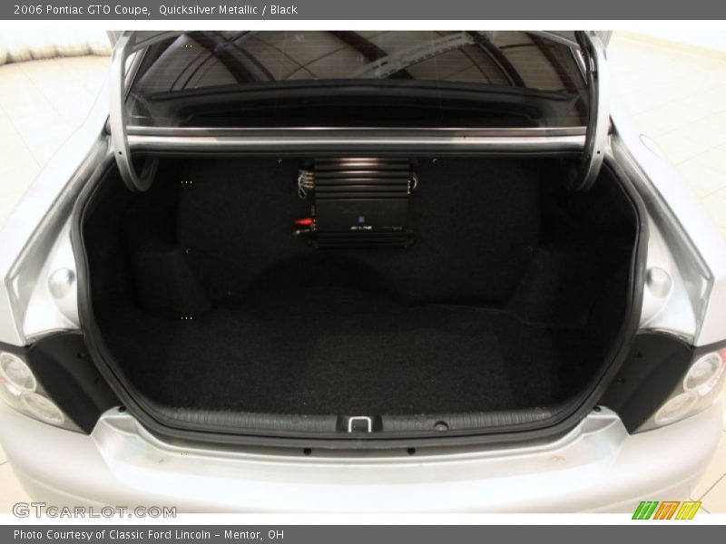 Quicksilver Metallic / Black 2006 Pontiac GTO Coupe