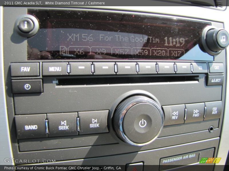 White Diamond Tintcoat / Cashmere 2011 GMC Acadia SLT