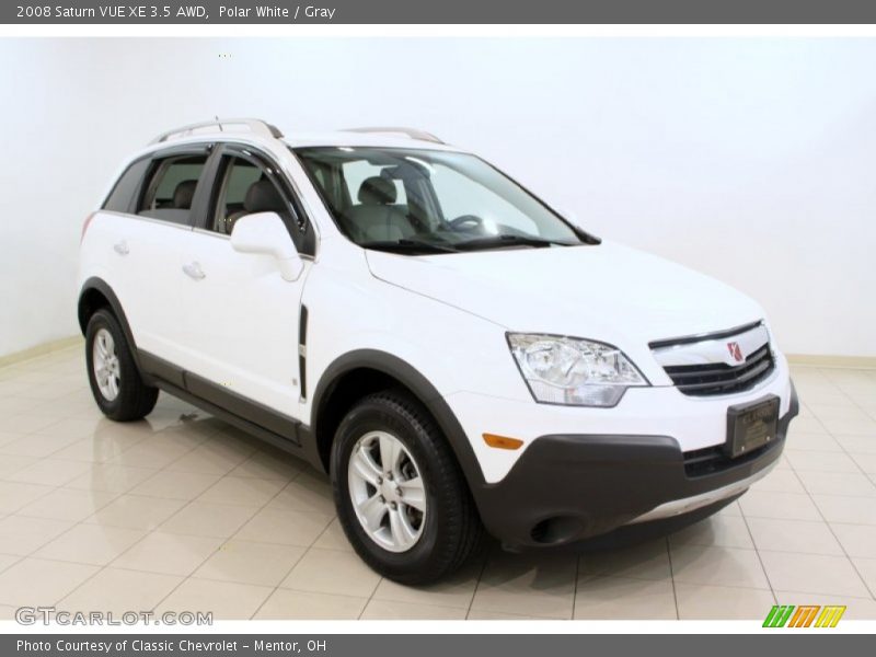 Polar White / Gray 2008 Saturn VUE XE 3.5 AWD