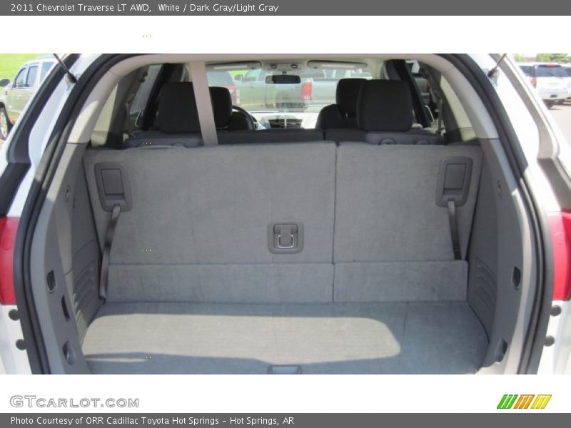 White / Dark Gray/Light Gray 2011 Chevrolet Traverse LT AWD