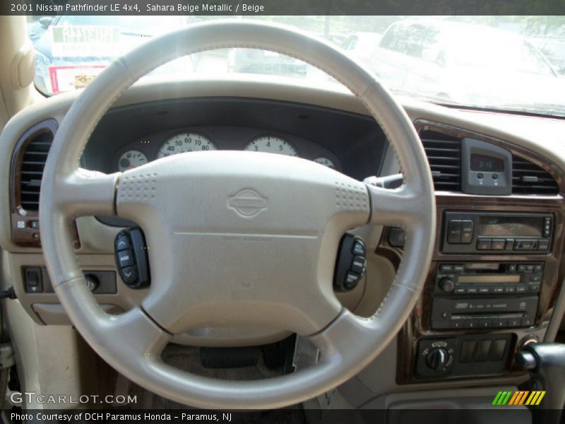 Sahara Beige Metallic / Beige 2001 Nissan Pathfinder LE 4x4