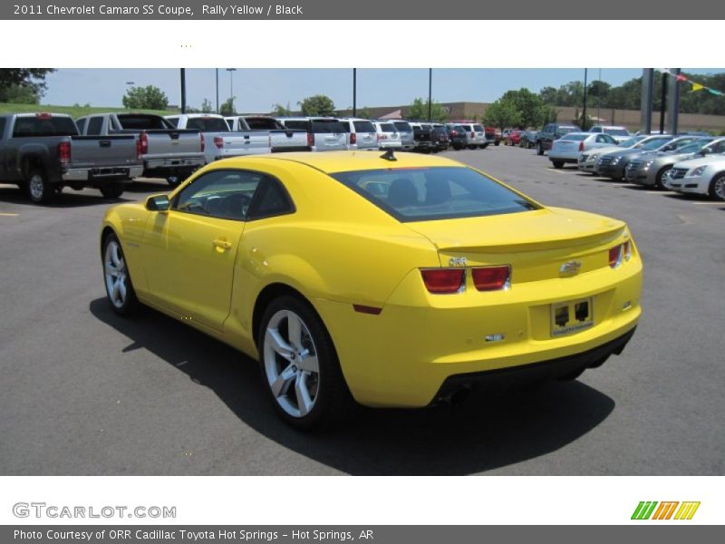 Rally Yellow / Black 2011 Chevrolet Camaro SS Coupe