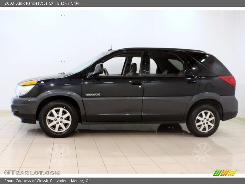 Black / Gray 2003 Buick Rendezvous CX