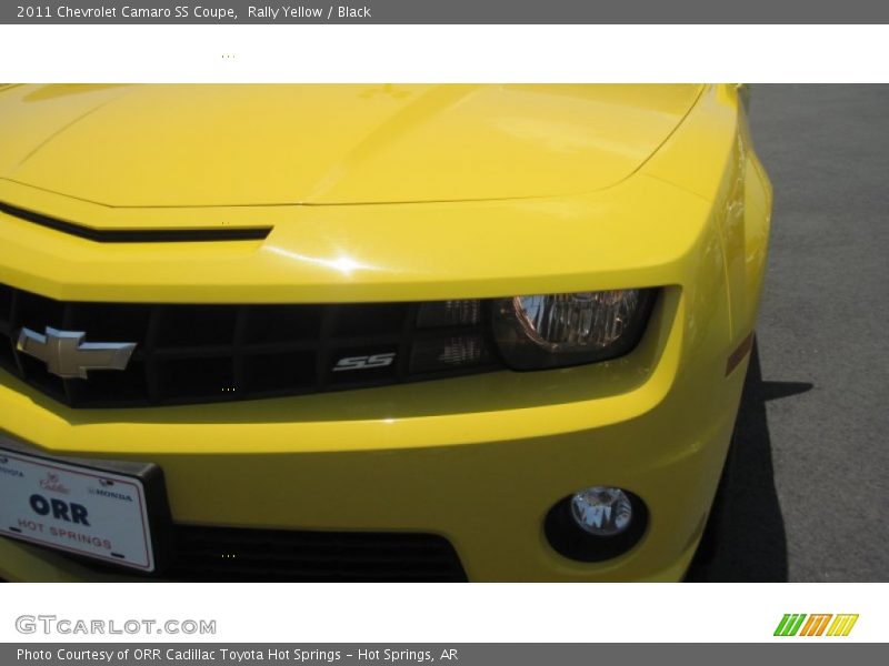 Rally Yellow / Black 2011 Chevrolet Camaro SS Coupe