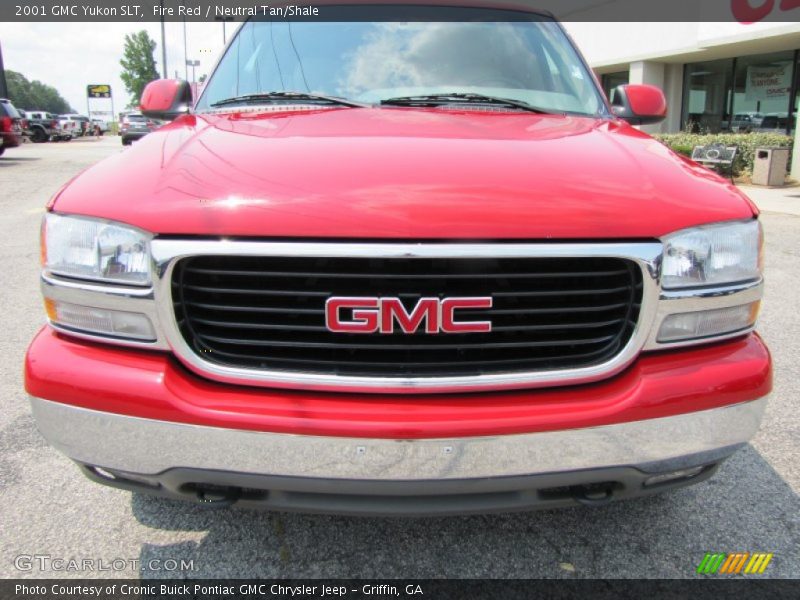 Fire Red / Neutral Tan/Shale 2001 GMC Yukon SLT