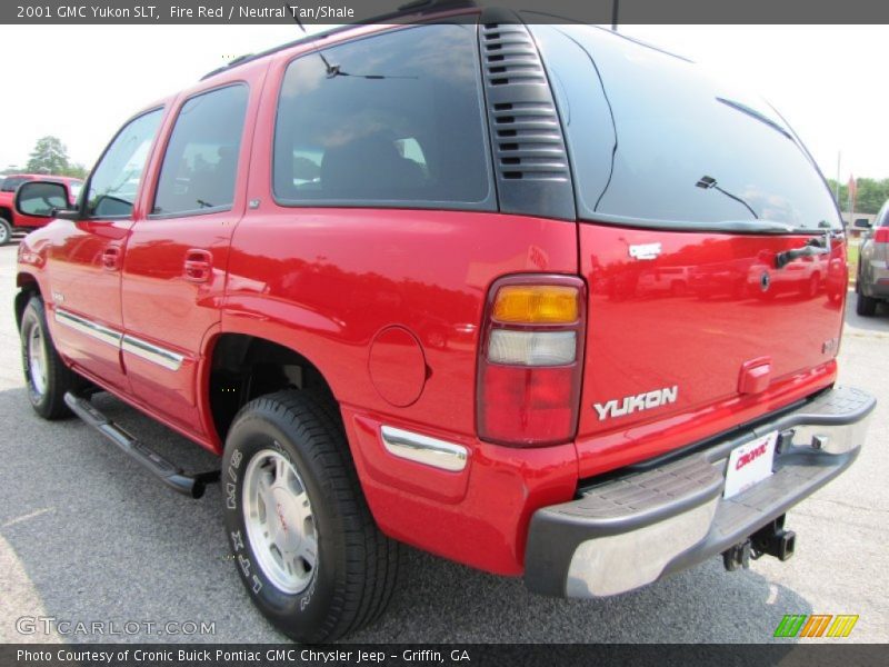 Fire Red / Neutral Tan/Shale 2001 GMC Yukon SLT