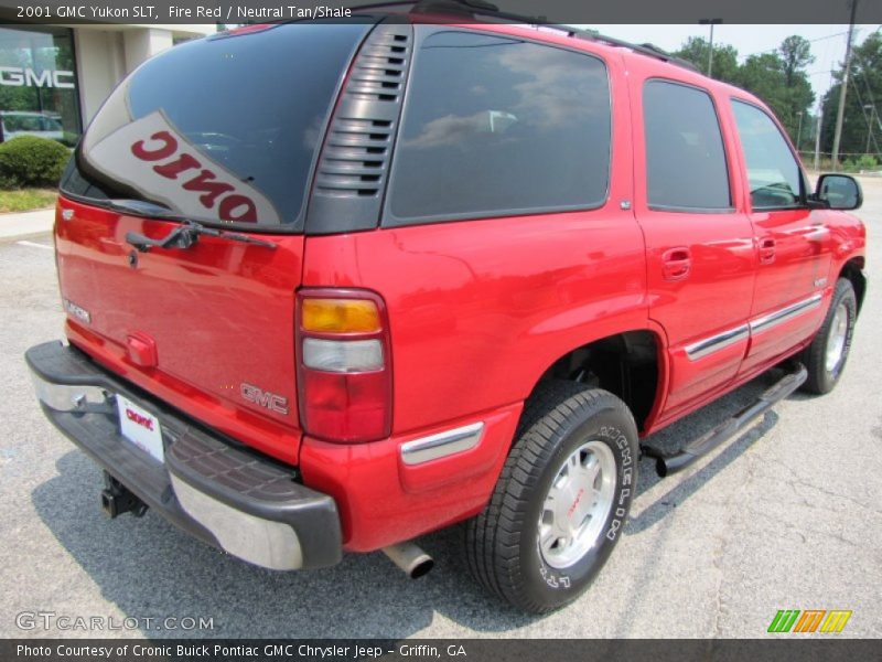 Fire Red / Neutral Tan/Shale 2001 GMC Yukon SLT