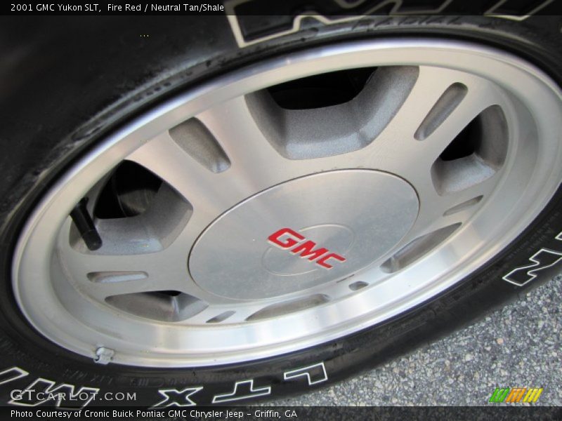 Fire Red / Neutral Tan/Shale 2001 GMC Yukon SLT