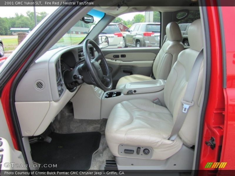 Fire Red / Neutral Tan/Shale 2001 GMC Yukon SLT