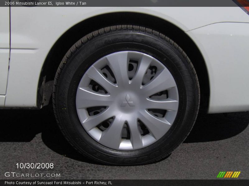 Igloo White / Tan 2006 Mitsubishi Lancer ES
