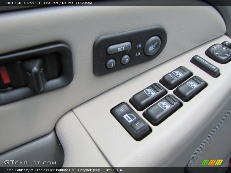 Fire Red / Neutral Tan/Shale 2001 GMC Yukon SLT