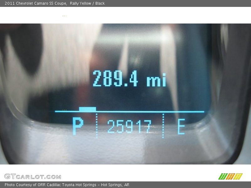 Rally Yellow / Black 2011 Chevrolet Camaro SS Coupe