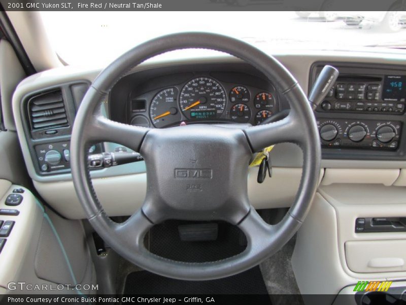 Fire Red / Neutral Tan/Shale 2001 GMC Yukon SLT