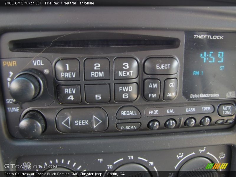 Fire Red / Neutral Tan/Shale 2001 GMC Yukon SLT