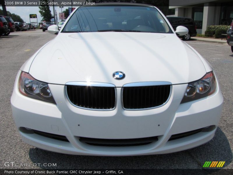 Alpine White / Beige 2006 BMW 3 Series 325i Sedan