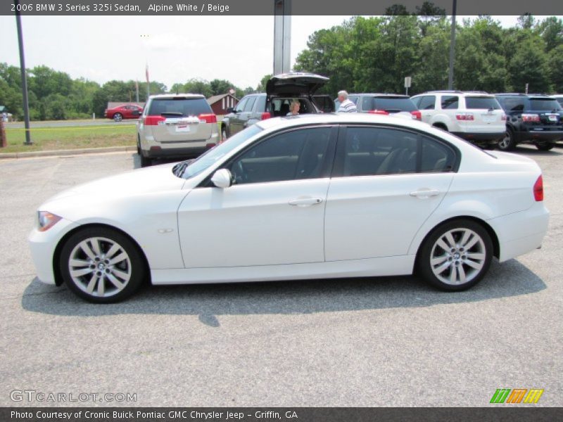 Alpine White / Beige 2006 BMW 3 Series 325i Sedan
