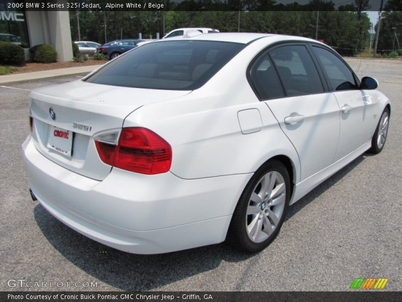 Alpine White / Beige 2006 BMW 3 Series 325i Sedan