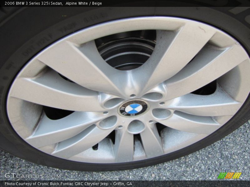 Alpine White / Beige 2006 BMW 3 Series 325i Sedan