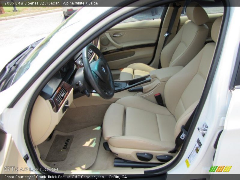 Alpine White / Beige 2006 BMW 3 Series 325i Sedan