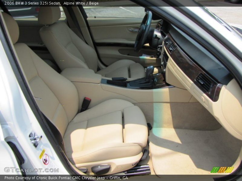 Alpine White / Beige 2006 BMW 3 Series 325i Sedan